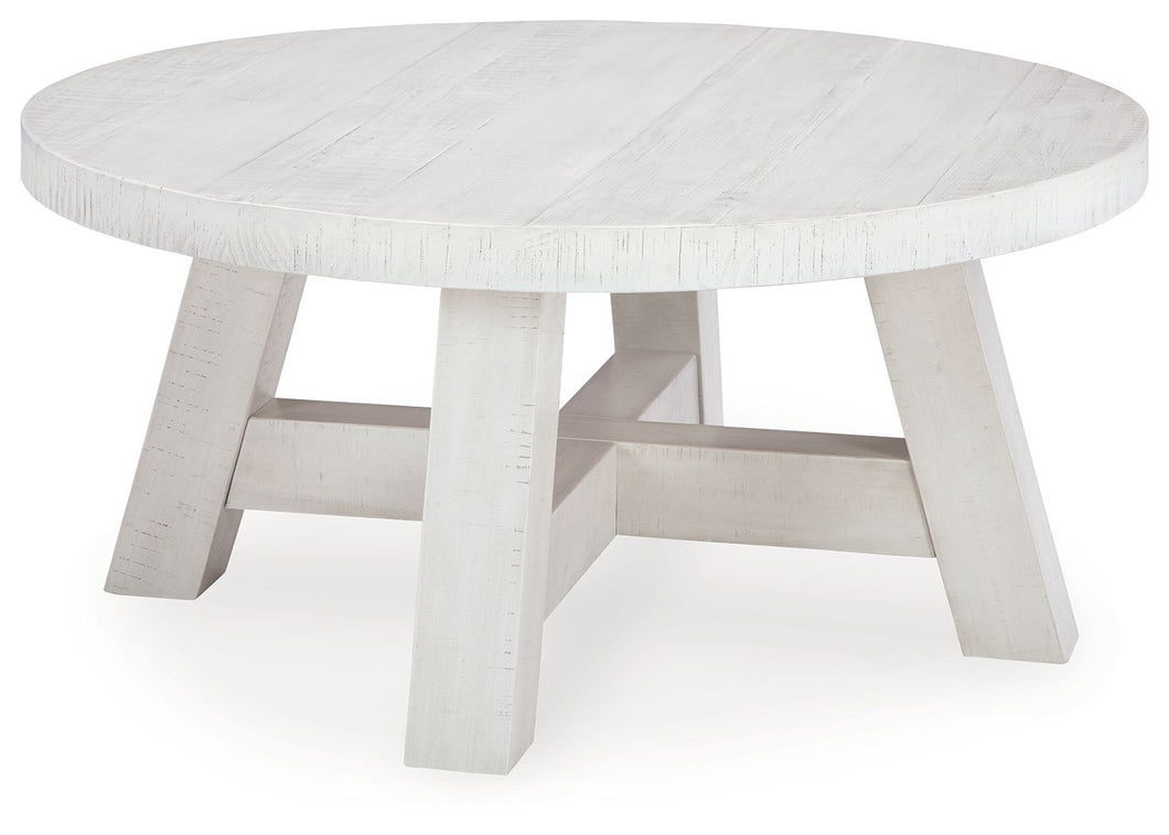 Jallison - Off White - Round Cocktail Table