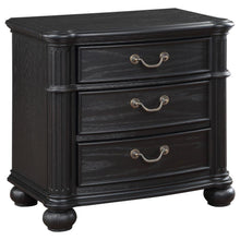 Celina - 3-Drawer Nightstand - Black