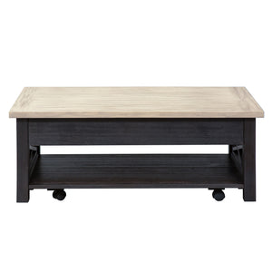 Heatherbrook - Lift Top Cocktail Table - Black