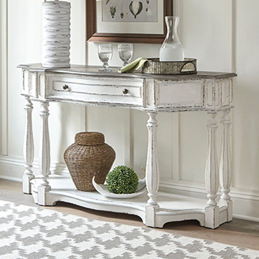 Magnolia Manor - Hall Console Table - White