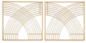 Dalkins - Gold Finish - Wall Decor Set (Set of 2)