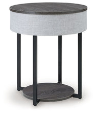 Sethlen - Gray / Black - Accent Table