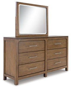 Cabalynn - Light Brown - Dresser And Mirror